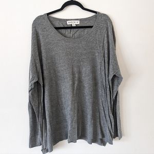 Women's Plus Size Lightweight Grey Ava & Viv Brand Sweater- Size 2x